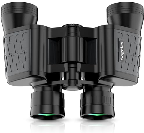 8x40 HD-Fernglas für Erwachsene,Wasserdichtes und kompaktes Fernglas | Vogelbeobachtung, Jagd und Reisen – Gute Sicht bei schwachem Licht, Rutschfester Griff, robuste Optik
