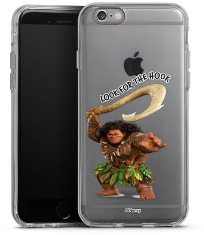 Silikon Hülle kompatibel mit Apple iPhone 6 Case transparent Handyhülle Disney Vaiana Maui
