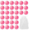 arrderly 30 Stück Pink Ping Pong Bälle, Ping Pong Partyspiele, Spielzeugball für Haustier, Partydekorationen, Geeignet für Familienspiele, Schulaktivitäten, Anfängertraining