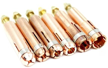 10 piezas de pinzas M3 M4 M5 M6 M8 M10 for máquina de soldadura de pernos de CD con descarga de condensador, consumibles for pistola de soldadura de antorcha(M8)