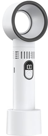 YUPEIUKLI Ventilatore Multifunzione con Display Digitale Ventilatore di Raffreddamento efficiente Ventilatore Potente Batteria di Grandi Dimensioni Struttura in ABS per Viaggi all'aperto
