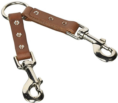 Omnipet 5,1 x 5,1 cm Hund Bully Leder Zwillingsleine, klein