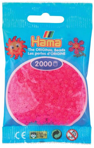 Hama - 501 - 32 - sachet de 2000 perles mini - (petites perles Ø2,5 mm) - Fuschia