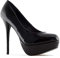 Andrés Machado - Elegante Business Pumps aus Lederimitat für Damen mit 14 cm Absatz – AM453 – High-Heels hohe Damenschuhe mit Plateau für den Sommer –Lack Schwarz Größe EU 36