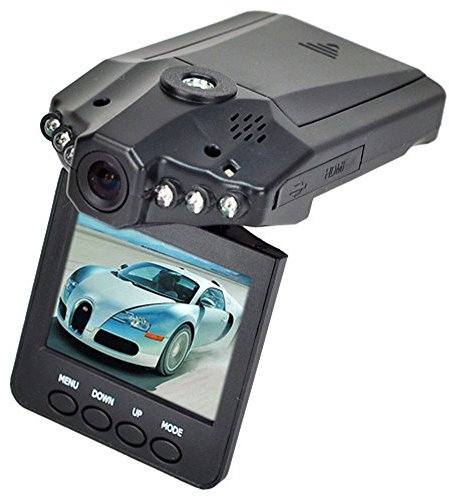 tempo di saldi Dvr Auto Hd Telecamera Scatola Nera 2.5” lcd Visione Notturna Cctv Registratore-