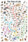 Educational Tree of Life - Lebensbaum Bildung Lernposter Druck 61x91,5 cm + 2 St Posterleisten Kunststoff 62 cm transparent