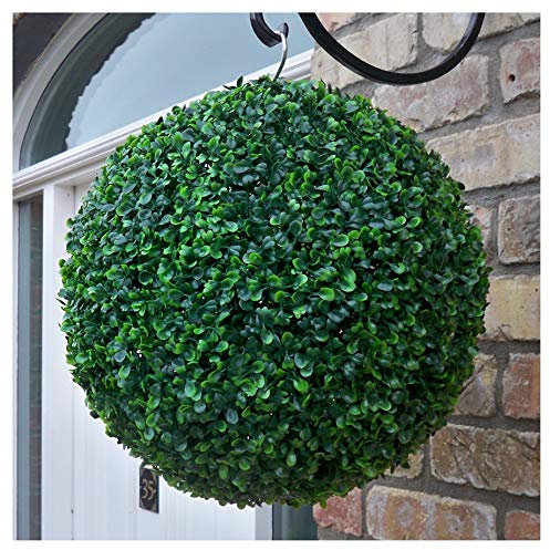 Best Artificial 36cm Green Boxwood Topiary Ball
