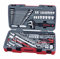 Teng TM127 1/4/3/8/1/2-Inch Drive Tool Set - Red (127-Piece)