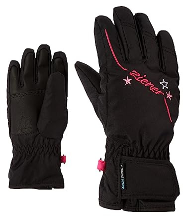 Ziener Mädchen LULA AS GIRLS glove junior Ski-handschuhe / Wintersport | wasserdicht, atmungsaktiv