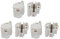 Aexit 6 pezzi G23-F269 AC 500V 2A Light Portalampada fluorescente con tubo PL ID: 389801