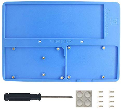Geekworm RAB Holder Breadboard Base/ABS Case/Education Platform for Arduino UNO Mega 2560 / Raspberry Pi 5 / Raspberry Pi 4 Model B / 3 B+ / 3B