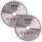 Makita D-03349 Kreissägeblatt für Holz, 165 mm x 20 mm x 40 Zähne, 2 Stück