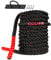 CCLIFE Battle Ropes Schlachtseil 9m 12m 15m Ø38mm Fitnesse Sport Tau Trainingsseil Fitnessseil Sportseil Battle Rope für Fitnessstudio Muskelaufbau, Größe:12m schwarz-rote Seile. mit Halterung