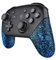 eXtremeRate Carcasa de Grip para Nintendo Switch Pro - Repuestos DIY Mango de Agarre Antideslizante, Placa de Empuñadura para Nintendo Switch Pro Mando - No Incluye Control (Salpicaduras Azules)