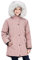 SOLOCOTE Cappotto invernale allungato per ragazze resistente all'acqua, con fodera morbida, grandi tasche, cappuccio con bordo in pelliccia, giacca parka antivento per bambini Rosa 11-12 anni