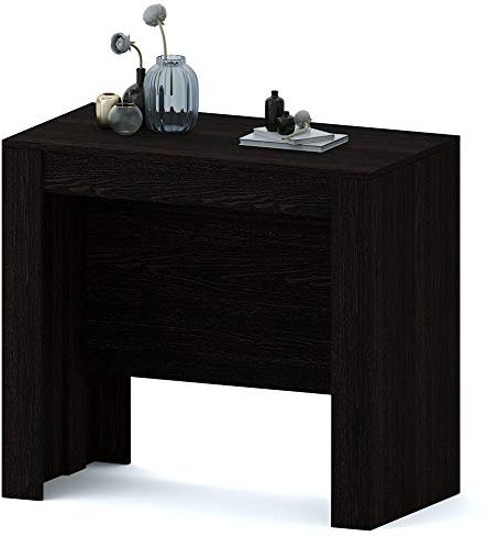 Tavolo Consolle Allungabile Oslo Plus Fino A 3 Metri, Tavolo 14 Posti Salvaspazio Multiposizione, Design Moderno Ed Elegante, Consolle Per Casa E Ufficio, 78 x 51 x 90 cm, Colore Wengè