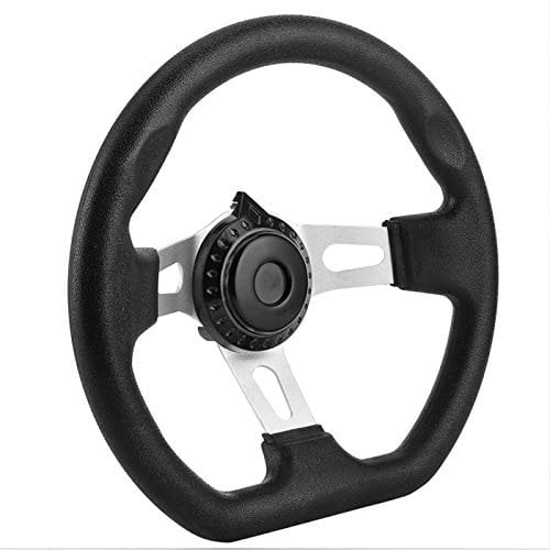 Lenkrad, Akozon Lenkräder 270 mm Rennlenkrad für Go-Kart Rennwagen Zubehör