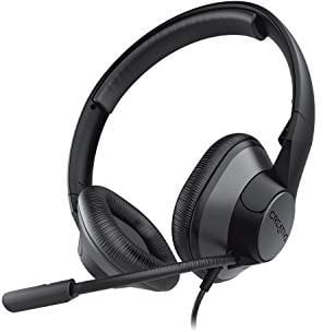 Creative HS-720 V2 Cascos USB, Micro Con Cancelación de Ruido Para PC, Controles In-Line, Muteo de Micro/Llamadas/Volumen Para Videollamadas - Negro