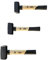 Fäustelhammer Hammer Schlosserhammer 800/1000/1500g 3 tlg Set je1 St.
