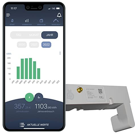 Powerfox poweropti+ PB202001 Energiekosten-Messgerät-Zubehör mit App-Steuerung