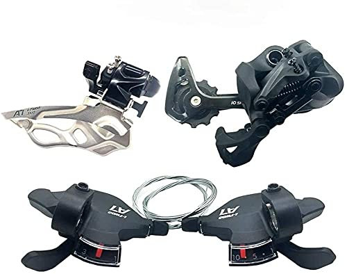 LTWOO A7 3X10 Gang Schalthebel Umwerfer Groupset, 30-Gang-Umwerfer-Groupsets MTB Bike DEORE Fahrradumwerfer Groupset Schalthebel