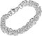NKlaus Armband 925 Sterling Silber 22cm Königskette rund Herren designer Armbandkette 12235