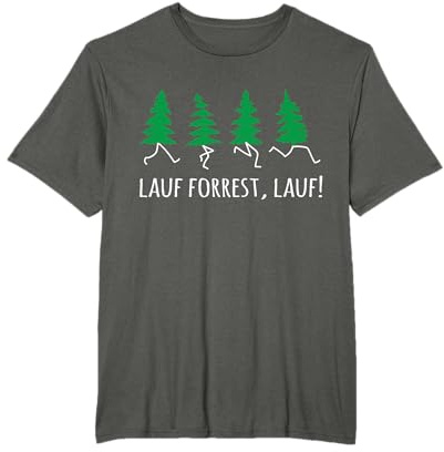 Running Forrest Lauf Lustiger Spruch T-Shirt