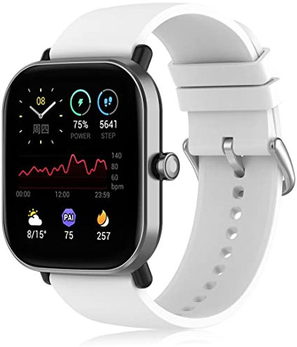 Pheant Correa para Amafit GTS/GTS 2 Mini/GTS 2/GTS 2e/GTS 3,Pulsera Deportiva de Repuesto de Silicona Compatible con Amazfit Bip/Bip U/Bip U Pro/Bip S Lite/GTR 42mm para Mujer Hombre