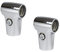 2 X 32mm (T - Style Pair) Display Rack Clamp Tee Rod Pole Support Bracket Connector Inner Diameter 32mm/1.25inch Strong Hold for The Drying Rack Scaffold Composite Pipe Fittings Tube Pack of 2