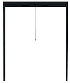 APANA - Fliegengitter Rollo für Fenster bis 190 cm x 200 cm - ausziehbarer Insektenschutz Fenster zum Zuschneiden gegen Fliegen, Insekten und Mücken - Insektenschutzrollo Fenster (Anthrazit)