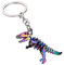 Keyring Alloy Colorful Skeleton Dinosaur Pendant Keychain Metal Key Ring Charm Jewellery Keyrings Key Chain Key Ring Holder for Men and Women Jewelry For Child Teen Charms Gift