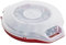Strata Weihnachtskranz-Box – 69 x 62 x 18 cm – Rote Basis mit durchsichtigem Deckel