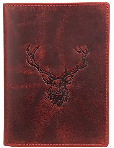 Greenburry Vintage Hirsch Ausweisetui Leder 12.5 cm