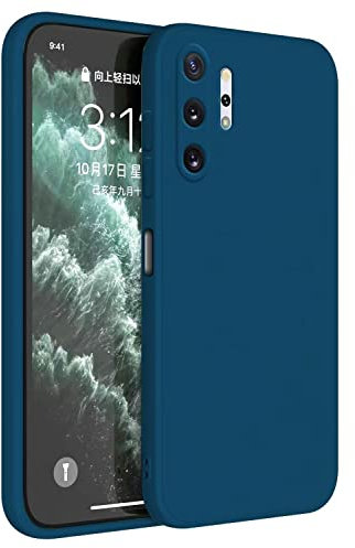 Topme Coque pour Samsung Galaxy Note10+ / Samsung Note 10 Plus (6.8 inches) Etui Housse, Protecteur de Peau en Silicone TPU - Bleu Saphir