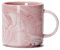 eKsdf Tasse à café en marbre - 300 ml - En porcelaine - Empilable - Avec anse - Cadeau pour anniversaire, Saint-Valentin, fête des mères, anniversaire de mariage - Pour lait, eau, cacao (rose)