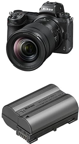 Nikon Hybride Z 6 II avec Objectif NIKKOR Z 24-120 mm f/4 S + NIKON Batterie Rechargeable Haute capacité Lithium-ION EN-EL15c