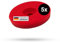 Liquid Elements – Centriforce V2 Polierpads 75mm – Polierschwamm mit speziell entwickelter Fräsung für optimierte Ergebnisse – Auto Polieraufsatz für Poliermaschinen (Rot | Heavy Cut | 5 Stück)