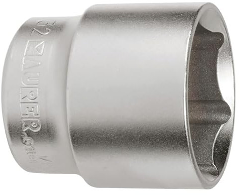 WOLFPACK LINEA PROFESIONAL Llave Vaso 1/2 Hexagonal 24 mm. Perfil de 6 caras. Acero Cromo Vanadio, Aristas Redondas