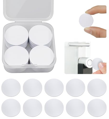 20 Stück NFC Tags, Wiederbeschreibbar NTAG215 NFC Karten, 25 mm Klebrig NFC Stickers mit TagMo，Weiß