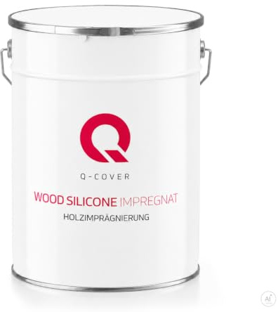 Q-COVER HOLZIMPRÄGNIERUNG Hellgrau 7001 5L - Silicon Holzschutz