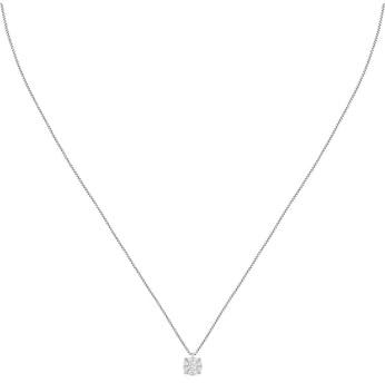 CHRIST Damen-Kette 750er Weißgold 1 Diamant One Size 89118646
