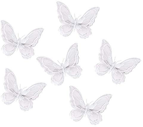 Lot de 6 pinces à cheveux papillon pour filles et femmes