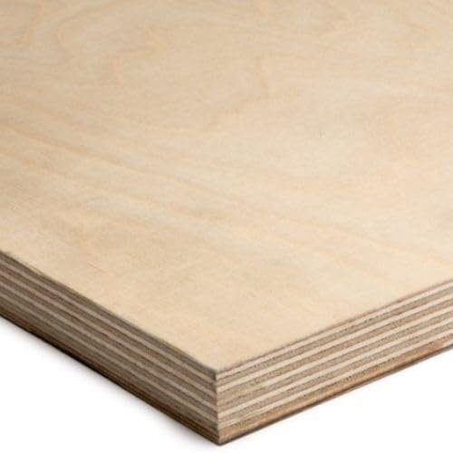 MADERTERRANEA Pack 2 Tableros Contrachapados de Abedul BB/CP Fenólico (2400x1250x6 mm) | (largo x ancho x grosor)