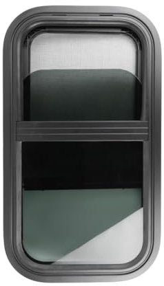 Wohnmobilfenster Schiebefenster vertikal Wohnwagen Fenster Caravan Seitenfenster Rückfenster Wohnmobilfenster vertikal:305 x 559 mm