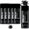 MORE FREE Pintura Spray Negro Mate de 400 ml Adecuado para las Superficies de Metal, Madera y Plástico Pack de 6 Unidad