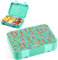 Jarlson® Brotdose Kinder mit Fächern - TONI Lunchbox - Bento Box auslaufsicher – Jausenbox für Kindergarten und Schule - Mädchen und Jungen | Vesperbox | Snackbox (Meerjungfrau 2.0)