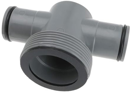 FZQBEY T-Stück Pool Schlauchverbinder 38mm auf 32mm, 3 Wege Poolschlauch Verbinder, Pool Zubehör Poolschlauch Adapter für Intex Bestway Coleman, Anschlussset für Poolschläuche (A)