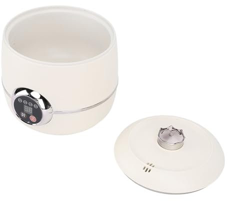 Yctze Pequeña Olla de Arroz Antiadherente eléctrica- Capacidad de .6L Capacidades Compactas Multifuncionales Compacta para Facilitar y Preocuparse