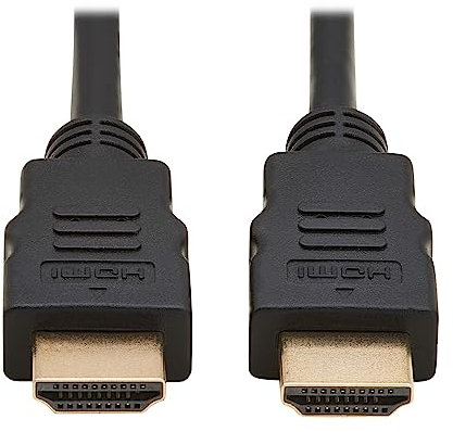 Eaton Câble HDMI haute vitesse, vidéo haute définition 4K à 30Hz UHD, M/M, vidéo numérique avec audio (M / M), Noir, 3 mètres (P568-010)