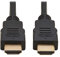 Eaton Câble HDMI haute vitesse, vidéo haute définition 4K à 30Hz UHD, M/M, vidéo numérique avec audio (M / M), Noir, 3 mètres (P568-010)